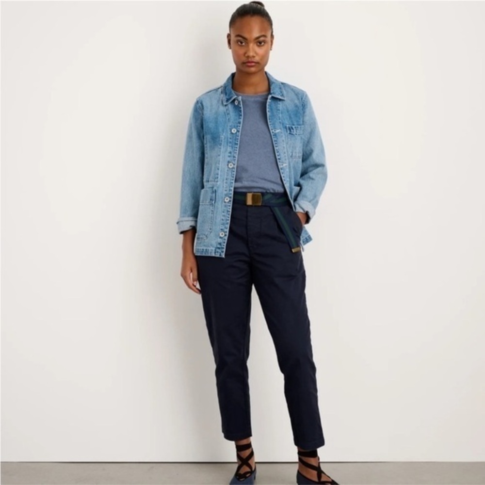 NWT Alex Mill Boy Pleated Chino Pants in Dark Navy